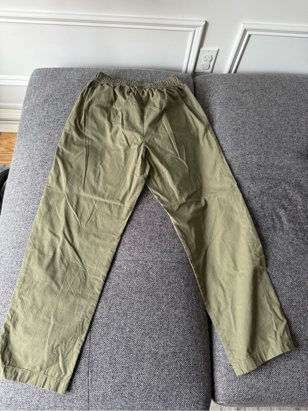 Uniqlo Women's cotton relaxed ankle pants - Picture 3 of 5